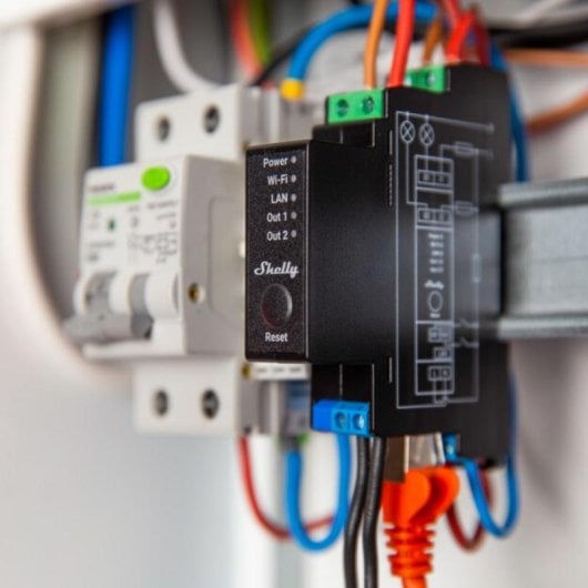 Relais Wi-Fi Shelly Pro 2PM Z-Wave Contrôle des volets et suivi de l’énergie, DIN