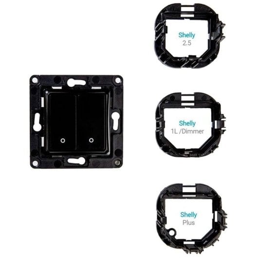 Interrupteur Intelligent Shelly Wall Switch 2 Sans fil Adaptateurs pour Shelly