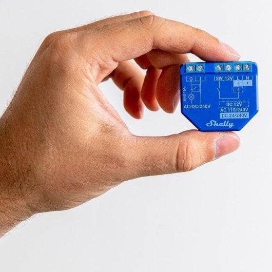 Relais Wi-Fi Shelly Plus 1 Bluetooth Zigbee Contrôle universel, Protection thermique