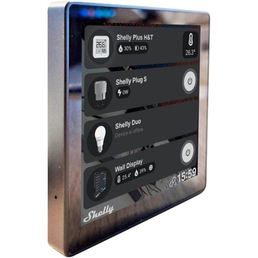 Shelly Wall Display Panel de Control Inteligente con Relé