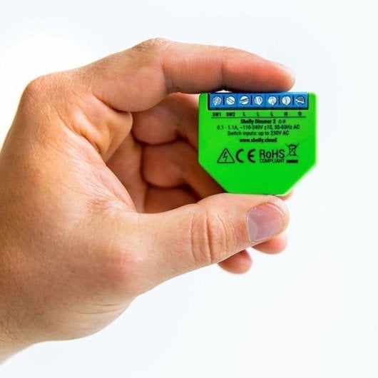 Relais Wi-Fi Shelly Dimmer 2 Contrôle de l’éclairage, Variation, Encastrable