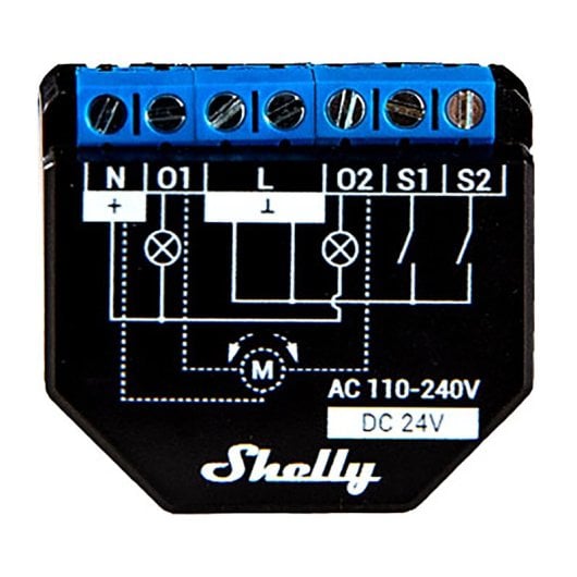 Shelly Módulo Switch Wi-fi Bt Plus 2pm