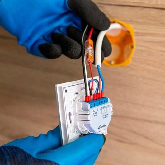 Relais Wi-Fi Shelly Plus 0-10V Contrôle de l’éclairage et des ventilateurs, Encastrable