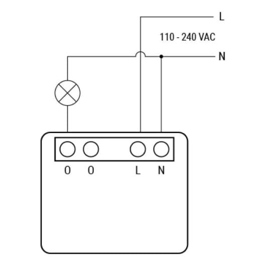 Relais Wi-Fi Shelly PM Mini Gen3 Suivi de l’énergie, Bluetooth, Encastrable, Protection thermique