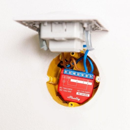 Relais Wi-Fi Shelly Plus 1PM Contrôle de l’éclairage, Suivi de l’énergie, Protection thermique