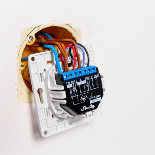 Shelly Interruptor Pared Switch 2 Blanco
