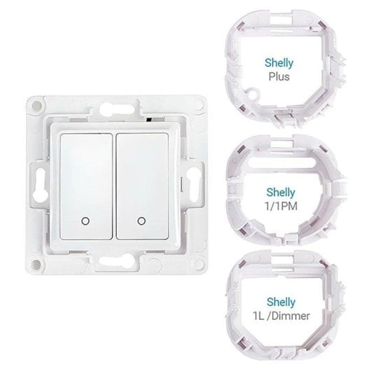 Interrupteur Intelligent Shelly Wall Switch 2 Wi-Fi Compatible Domotique