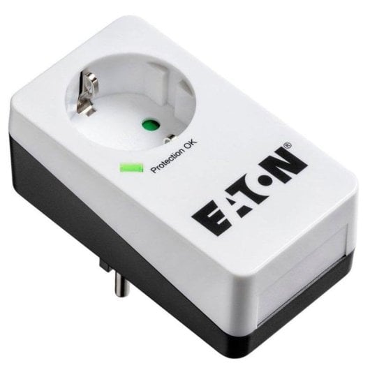 Multiprise Eaton PB1D 1 Prise Type F avec Protection contre les Surtenseurs et LED