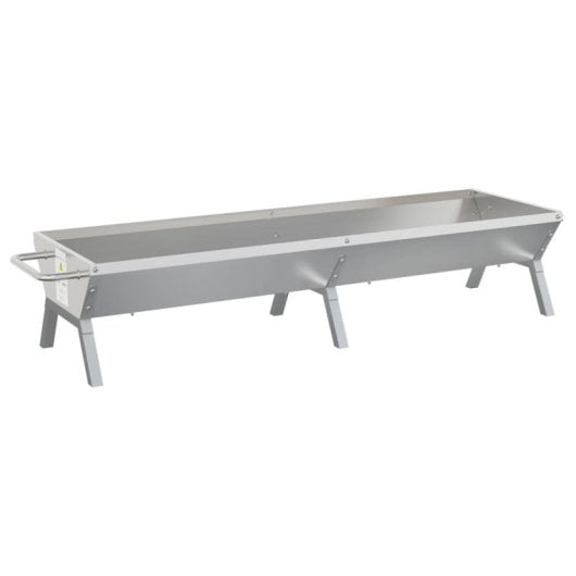 Vidaxl Juego De Barbacoa Automática Y Bandeja Acero Inoxidable
