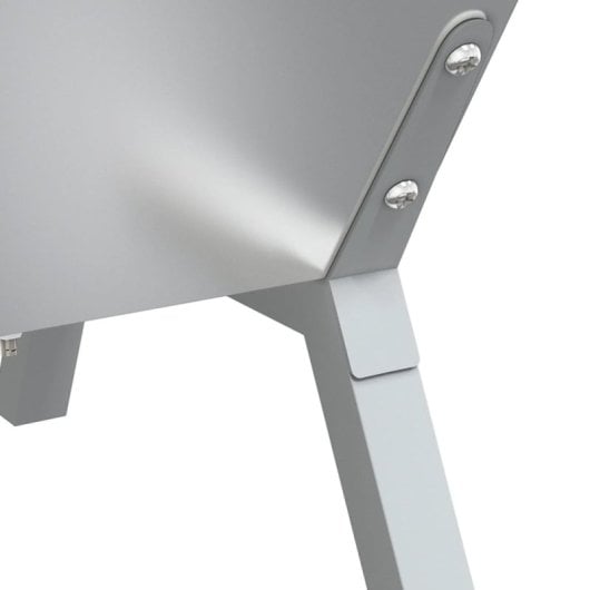 Vidaxl Juego De Barbacoa Automática Y Bandeja Acero Inoxidable