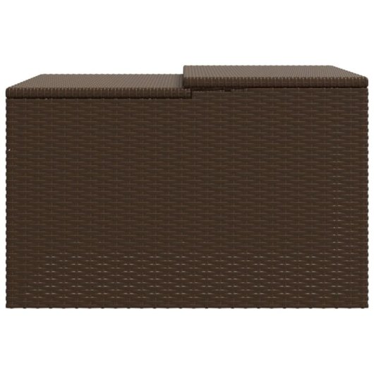 Vidaxl Casa Robot Corta-Relva Rattan Sintético Castanho 86x90x52/57 Cm