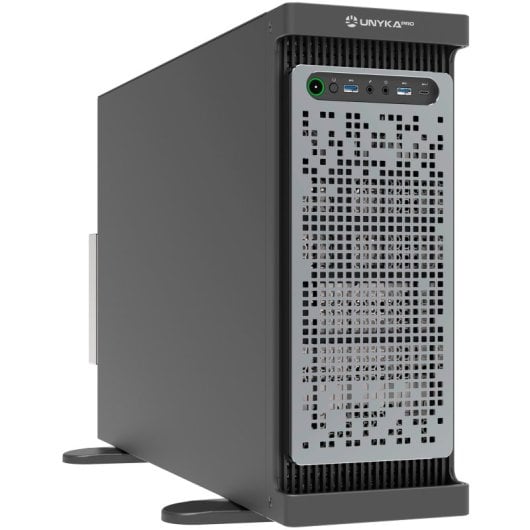 UNYKAch WS-SR630 Dual Form Workstation & IDC Rack Box Schwarz/Silber