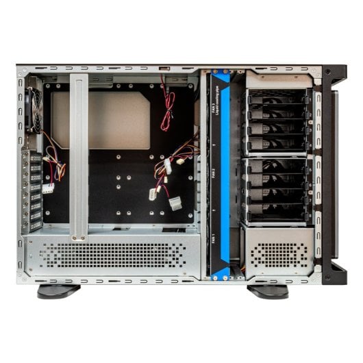 UNYKAch WS-SR630 Dual Form Workstation & IDC Rack Box Schwarz/Silber