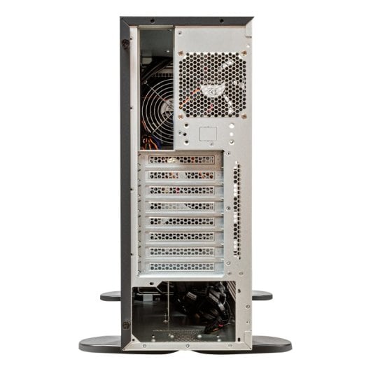 UNYKAch WS-SR630 Dual Form Workstation & IDC Rack Box Schwarz/Silber