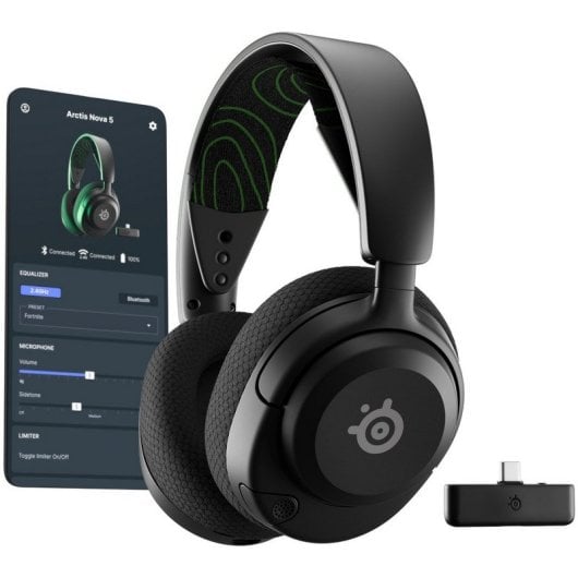 Steelseries Arctis Nova 5X Auriculares Gaming Inalámbricos Negros Diseñados para Xbox Reacondicionado