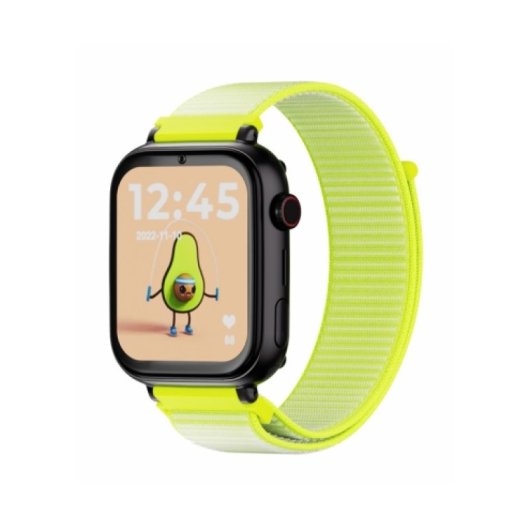 Save Family Bracelet de rechange en tissu jaune fluo compatible avec les modèles Savewatch + Senior Enjoy Superior