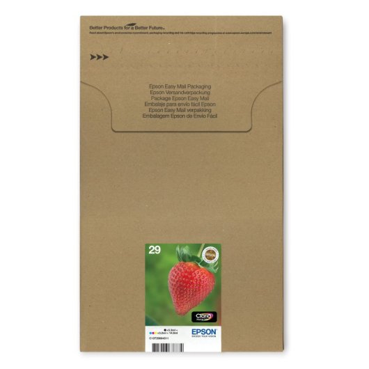 Catucho de Tinta Original Epson Strawberry C13T29864511 BK/C/M/Y