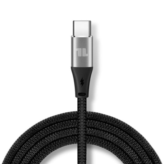 1Life - Cable de Datos y Carga USB-C 60W 2m Negro