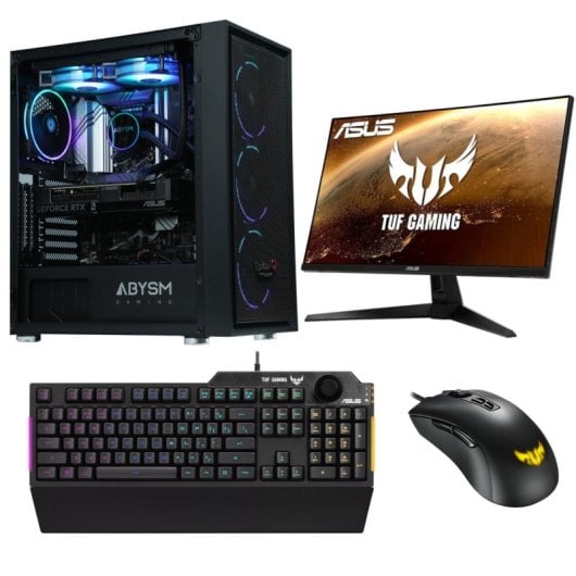 Epical-Q Pack Epic72 Intel Core i7-14700F/32GB/1TB SSD/RTX 4060 Ti + Monitor 27" FHD 165Hz + Combo TUF