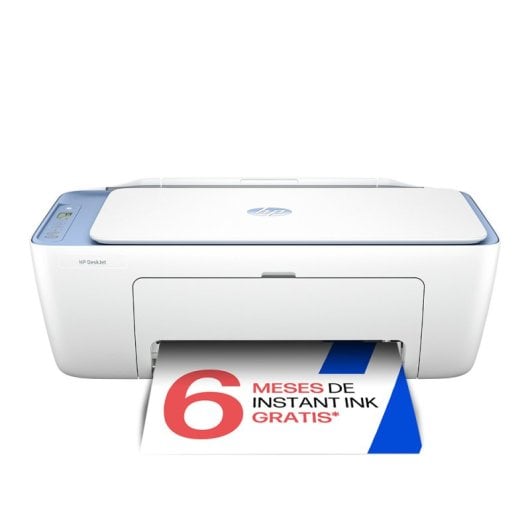HP DeskJet 2822e Impresora Multifunción Color Wifi Blanca + 3 Meses de Impresión Instant Ink con HP+