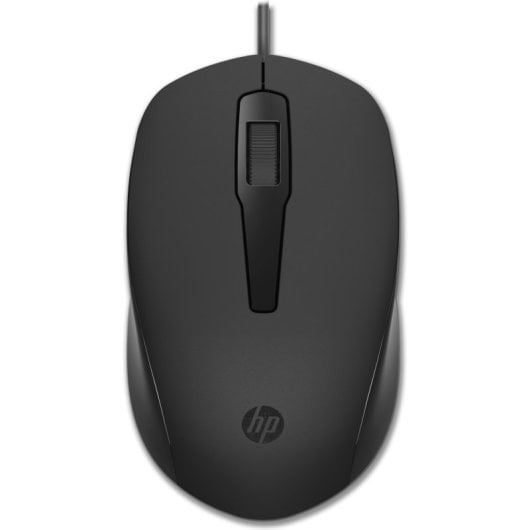HP 150 Ratón con Cable USB 1600 DPI Negro