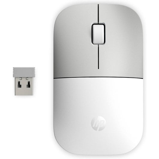 HP Z3700 Ceramic White Wireless mouse RF Wireless Ottico 1200 DPI