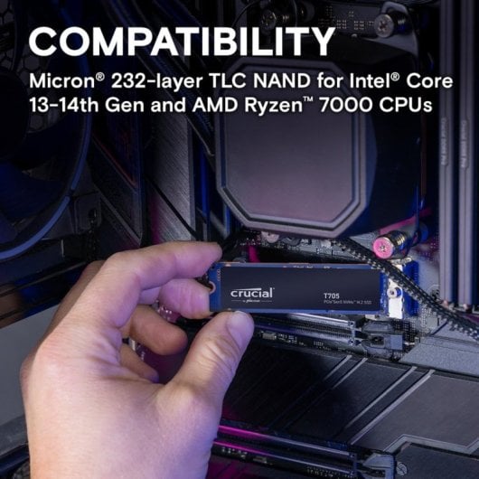 Crucial® T705 2 TB PCIe Gen5 NVMe M.2 SSD
