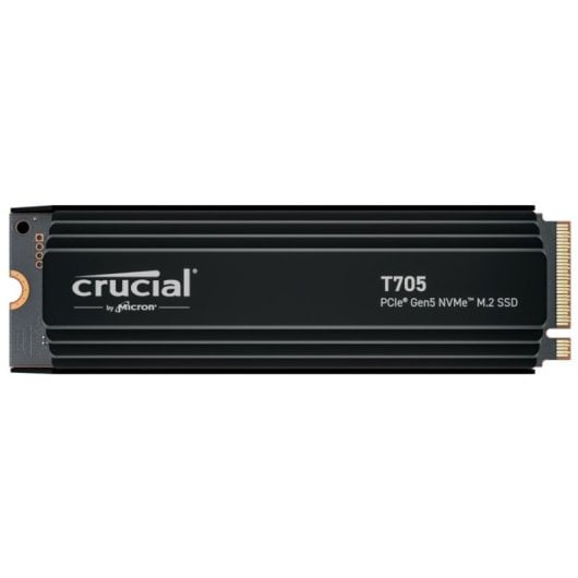 Crucial® T705 2 TB SSD PCIe Gen5 NVMe M.2 Kühlkörper