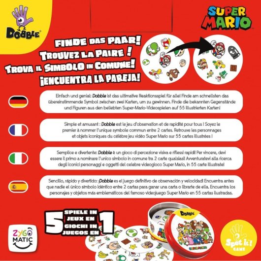 Doblee Super Mario Eco Sleeve Juego de Mesa