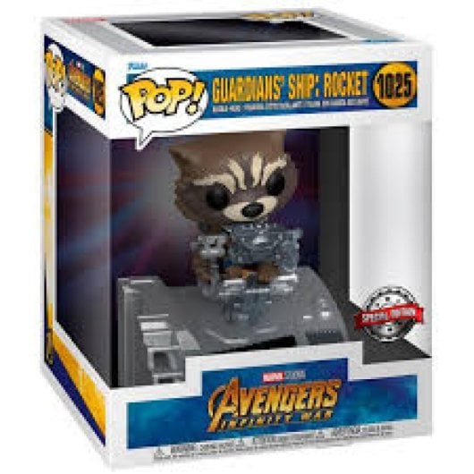 Funko Pop Deluxe Marvel Guardianes de la Galaxia Rocket