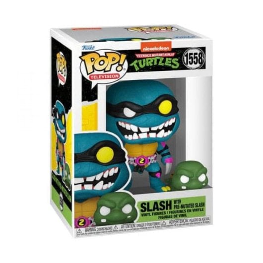 Funko Pop Tartarughe Ninja Mutanti Slash e Buddy Pre-Mutante