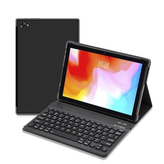 Tablet Dam Electronics A10 WiFi + 4G 10" 4GB 64GB Negra con Teclado