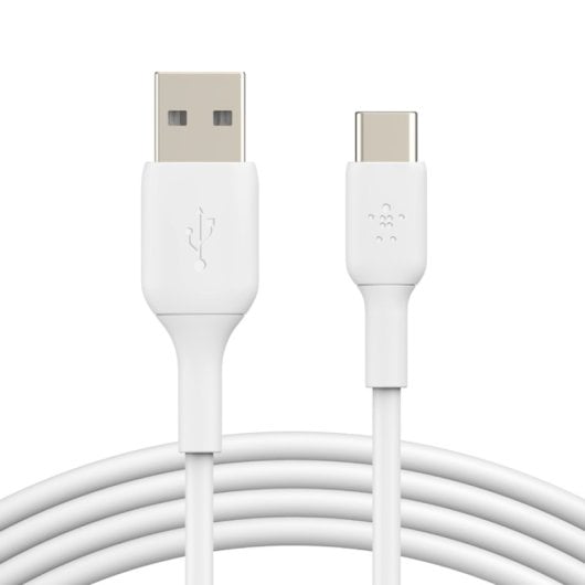 Cabo Belkin BoostCharge USB-C para USB-A 1 m Branco Pacote com 2