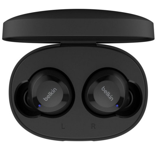 Belkin SoundForm Bolt Auriculares Bluetooth con Estuche de Carga Negros