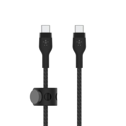 Cabo USB-C Belkin BoostCharge Pro Flex 1m 60W Silicone Preto