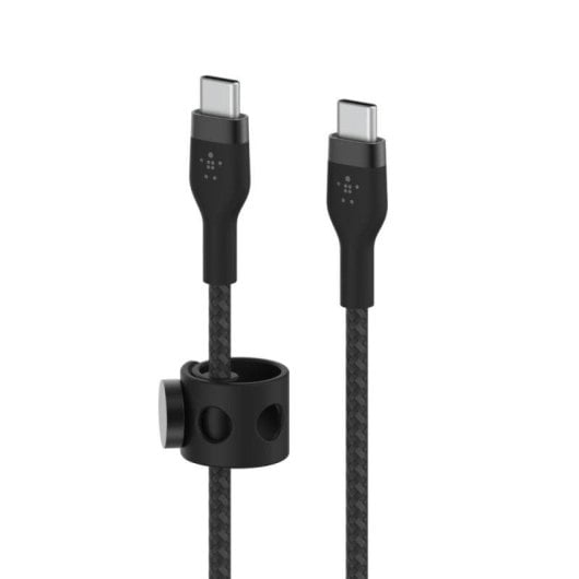Cabo USB-C Belkin BoostCharge Pro Flex 1m 60W Silicone Preto