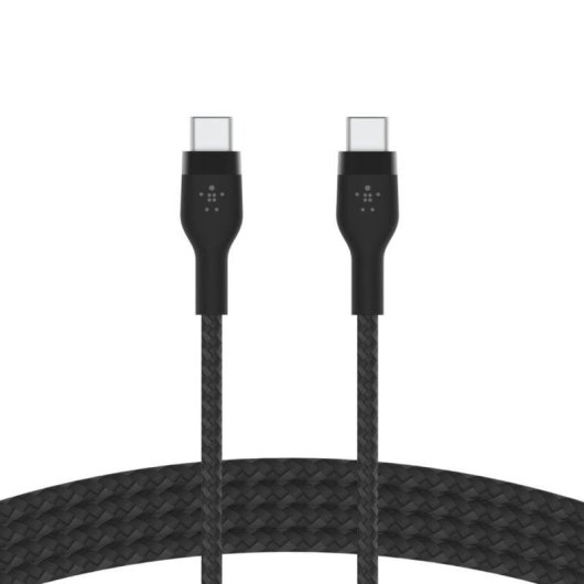 Cabo USB-C Belkin BoostCharge Pro Flex 1m 60W Silicone Preto
