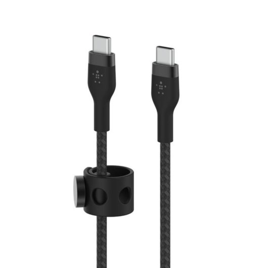 Cabo USB-C Belkin BoostCharge Pro Flex 1m 60W Silicone Preto