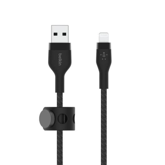 Cabo Lightning Belkin BoostCharge Pro Flex 1m USB-A Silicone Preto