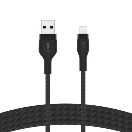 Cabo Lightning Belkin BoostCharge Pro Flex 1m USB-A Silicone Preto