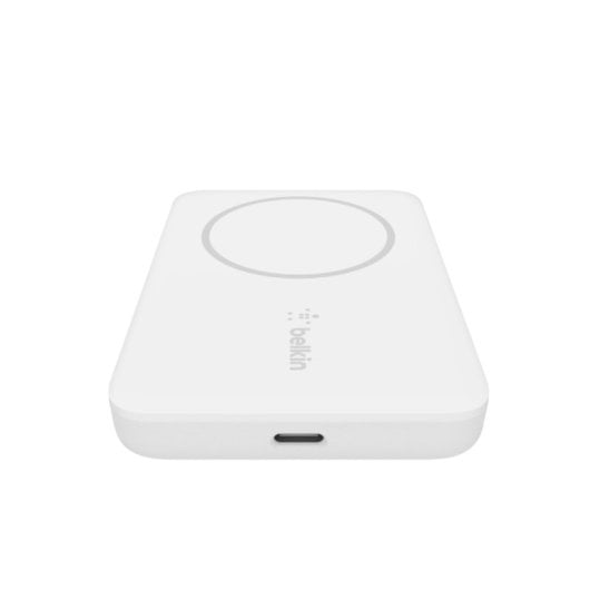 Belkin BoostCharge 2500 mAh magnetische kabellose Powerbank, kompatibel mit MagSafe für iPhone 13, Weiß