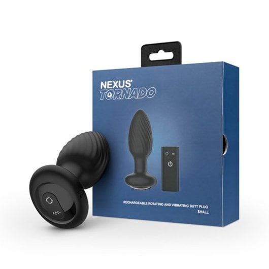Nexus Tornado Butt Plug Medium Black