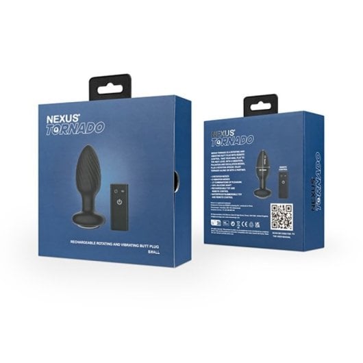 Nexus Tornado Butt Plug Medium Black