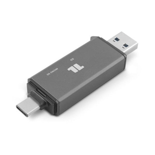 Lettore di schede 1Life 2 in 1 con USB-C Nero