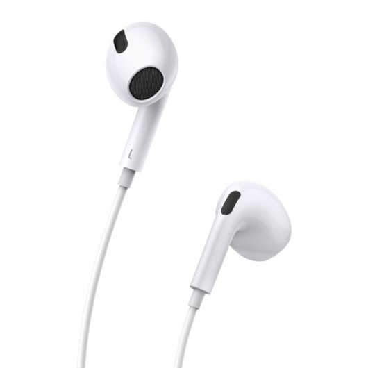 Baseus Encok C17 Auriculares Intrauditivos con Cable USB Tipo C Blancos
