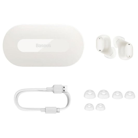 Baseus Bowie EZ10 Auriculares Bluetooth TWS Blancos