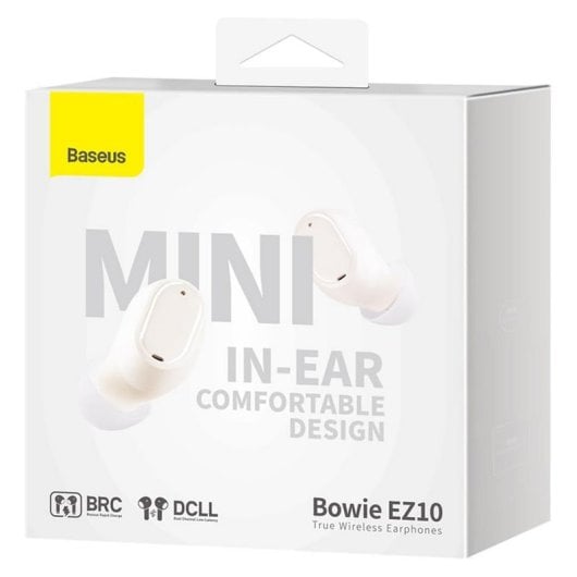 Baseus Bowie EZ10 Auriculares Bluetooth TWS Blancos