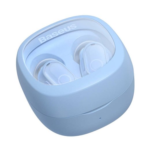 Baseus Bowie WM02 Auriculares Sem Fios Bluetooth com Estojo de Carga Azuis-Claros