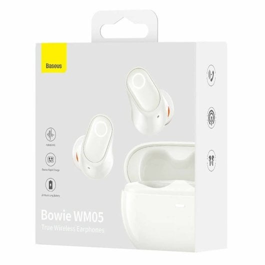 BOWIEWM05TRUEWIRELESSEARPHONESCREAMY-BLANC