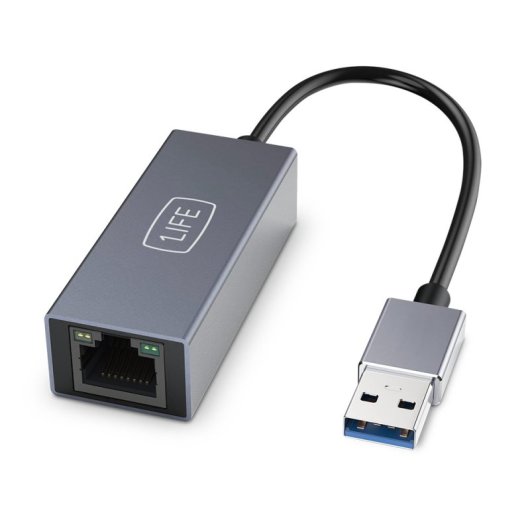 Adaptateur Ethernet 1Life USB 3.0 Gigabit vers Rj45 noir